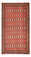 Turkaman-tæppe - 129 x 71 cm - rød