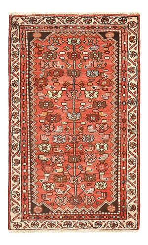 Persisk tæppe - Nomadisk - 110 x 67 cm - lysrød