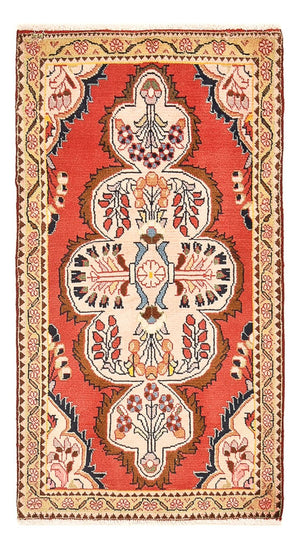 Persisk tæppe - Nomadisk - 131 x 73 cm - rød