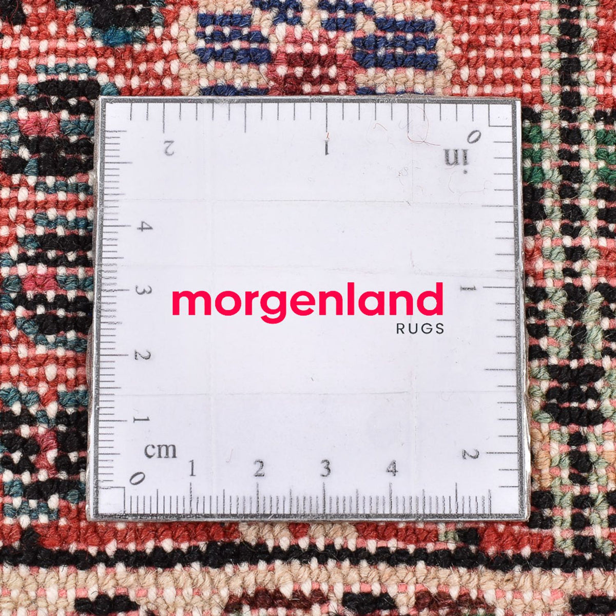 Persisk tæppe - Nomadisk - 139 x 77 cm - lysrød