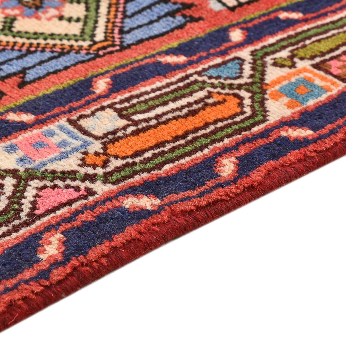 Persisk tæppe - Nomadisk - 134 x 81 cm - rød