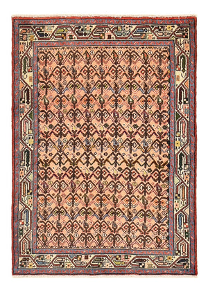 Persisk tæppe - Nomadisk - 112 x 78 cm - lysrød