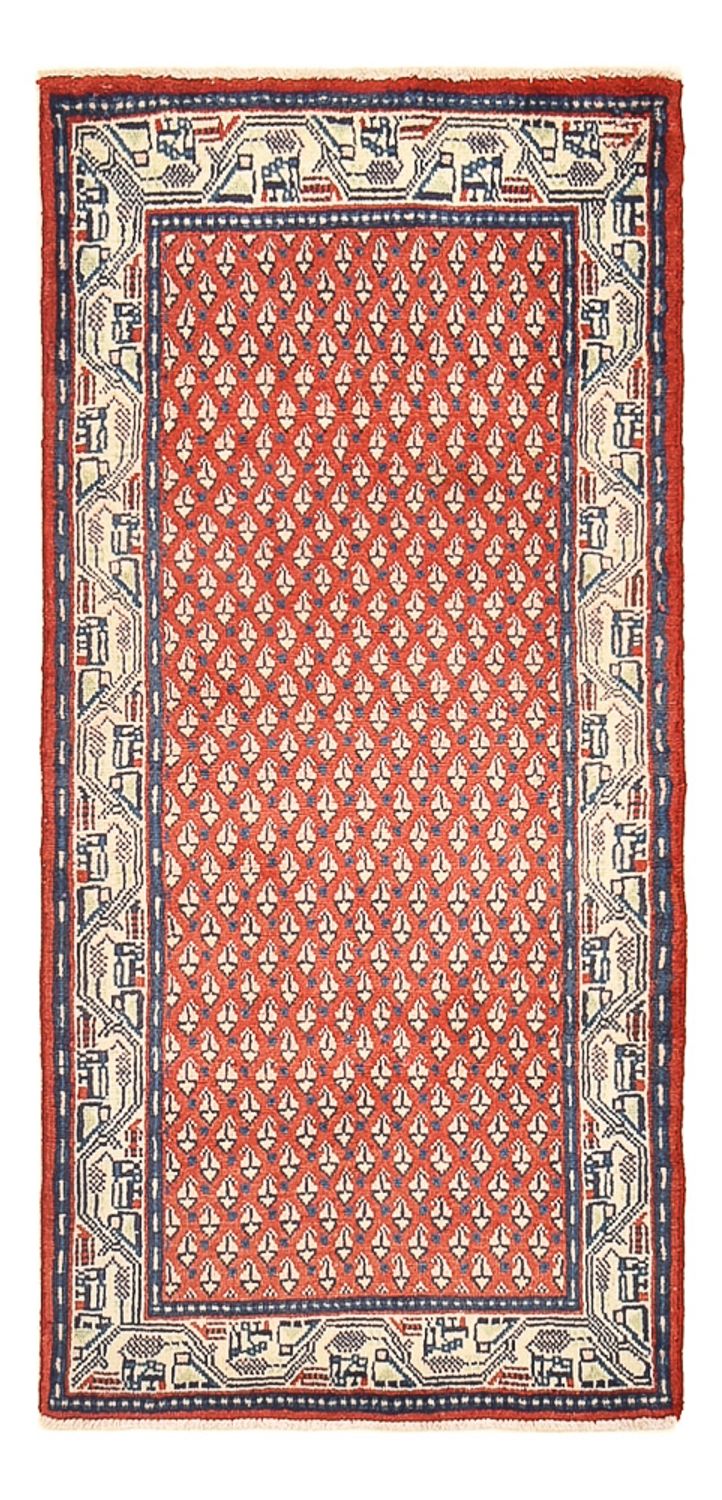 Løber Persisk tæppe - Mir - 126 x 57 cm - rød