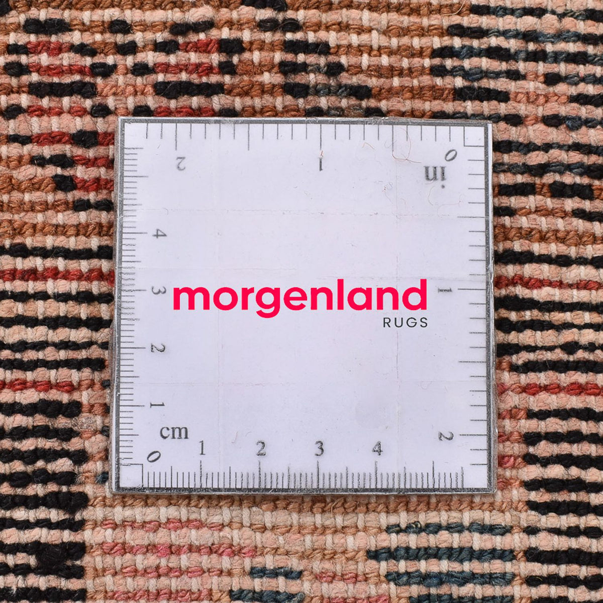 Persisk tæppe - Nomadisk - 210 x 158 cm - lysrød