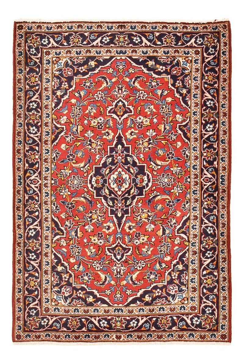Persisk tæppe - Keshan - 149 x 98 cm - rød