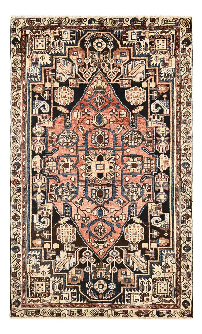 Persisk tæppe - Nomadisk - 207 x 127 cm - lysrød