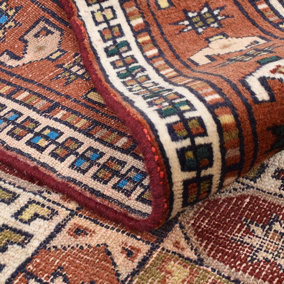 Persisk tæppe - Classic - 168 x 123 cm - mørk beige