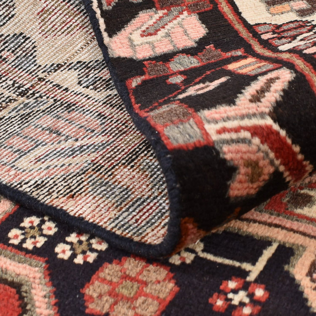 Persisk tæppe - Nomadisk - 202 x 128 cm - rød