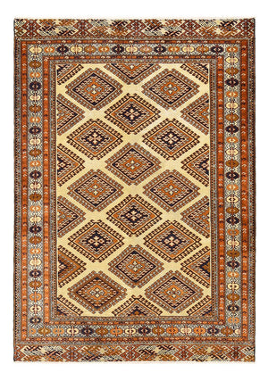 Turkaman-tæppe - 188 x 131 cm - sand