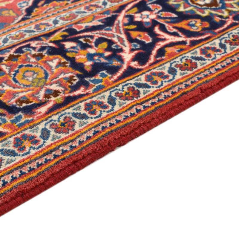 Persisk tæppe - Keshan - 205 x 141 cm - lysrød