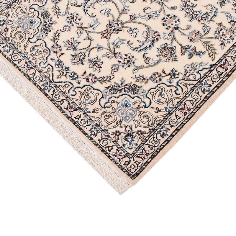 Løber Persisk tæppe - Nain - Royal - 220 x 91 cm - creme