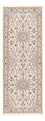 Løber Persisk tæppe - Nain - Royal - 241 x 92 cm - creme