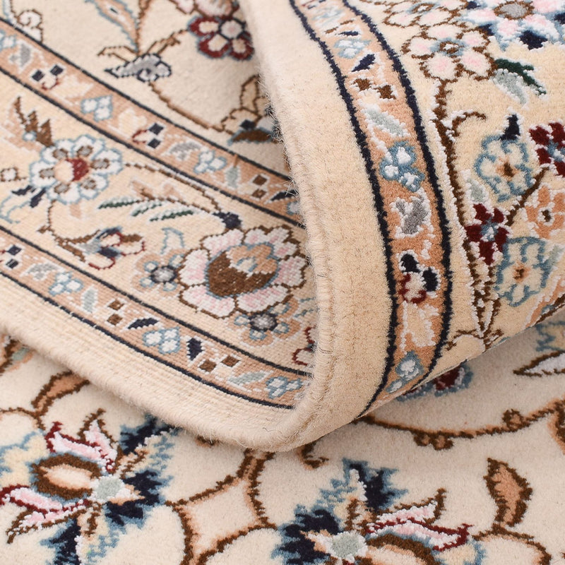 Løber Persisk tæppe - Nain - Royal - 241 x 92 cm - creme