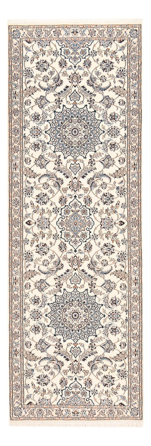 Løber Persisk tæppe - Nain - Royal - 278 x 91 cm - creme