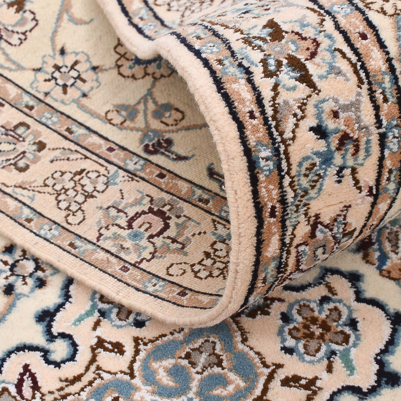 Løber Persisk tæppe - Nain - Royal - 278 x 91 cm - creme
