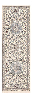 Løber Persisk tæppe - Nain - Royal - 229 x 81 cm - creme