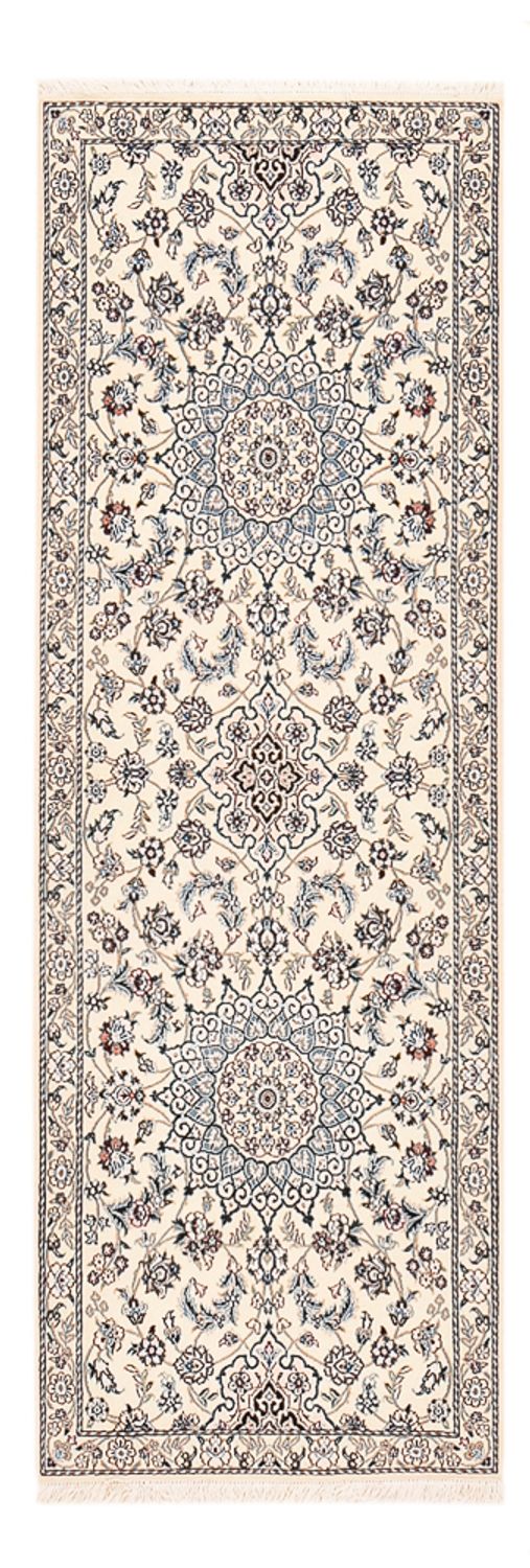 Løber Persisk tæppe - Nain - Royal - 229 x 81 cm - creme