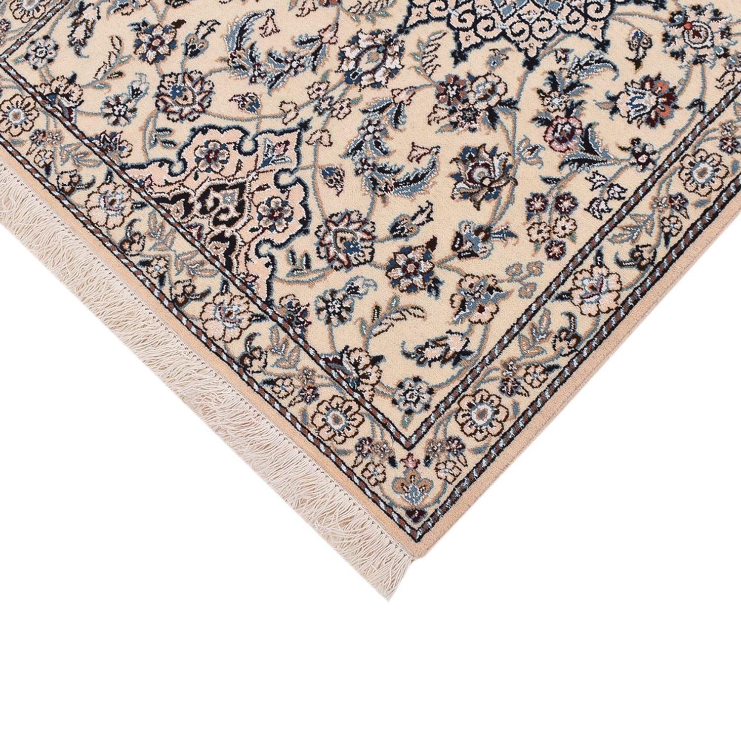 Løber Persisk tæppe - Nain - Royal - 229 x 81 cm - creme