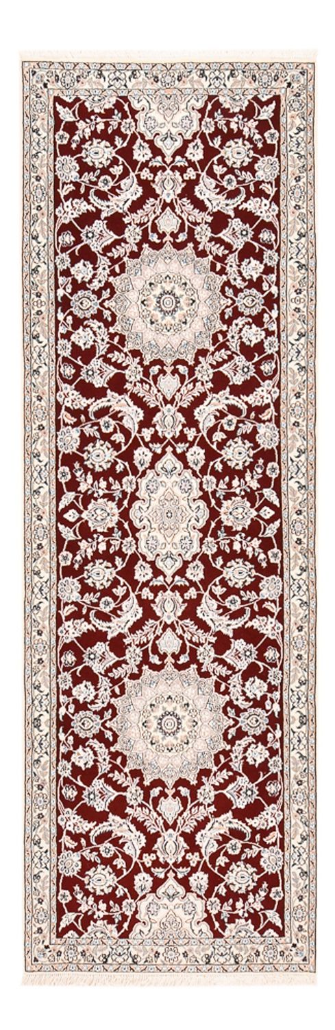 Løber Persisk tæppe - Nain - Royal - 275 x 93 cm - rød