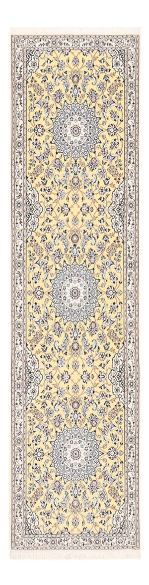 Løber Persisk tæppe - Nain - Royal - 320 x 90 cm - beige