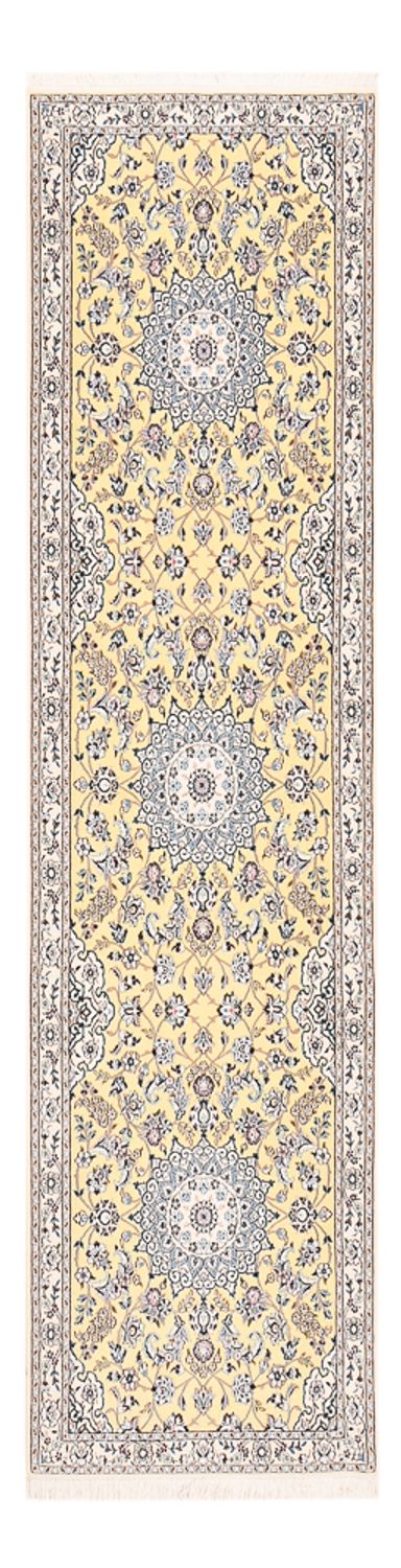 Løber Persisk tæppe - Nain - Royal - 320 x 90 cm - beige