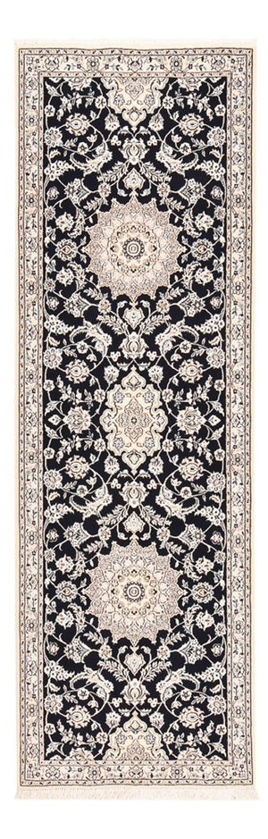 Løber Persisk tæppe - Nain - Royal - 275 x 90 cm - mørkeblå