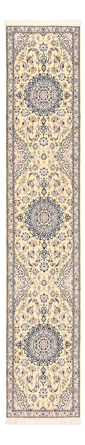 Løber Persisk tæppe - Nain - Royal - 309 x 61 cm - beige