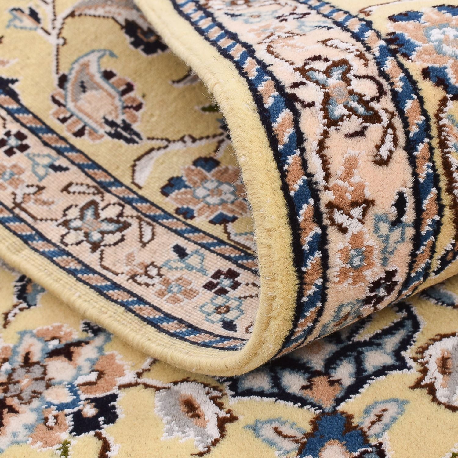 Løber Persisk tæppe - Nain - Royal - 309 x 61 cm - beige
