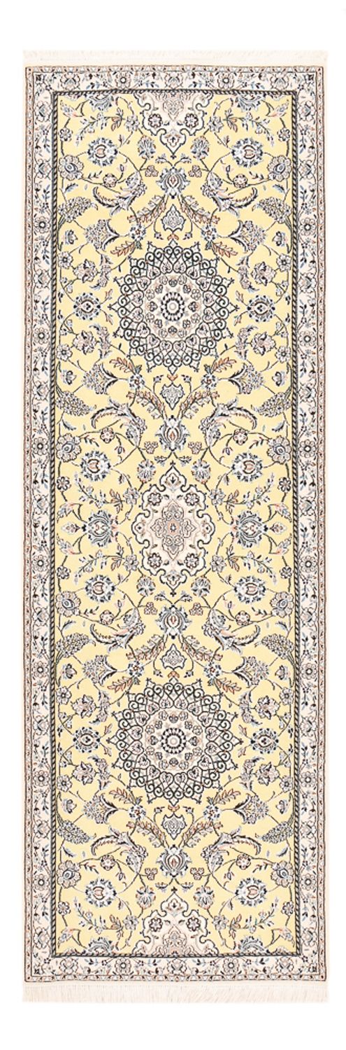 Løber Persisk tæppe - Nain - Royal - 263 x 90 cm - beige