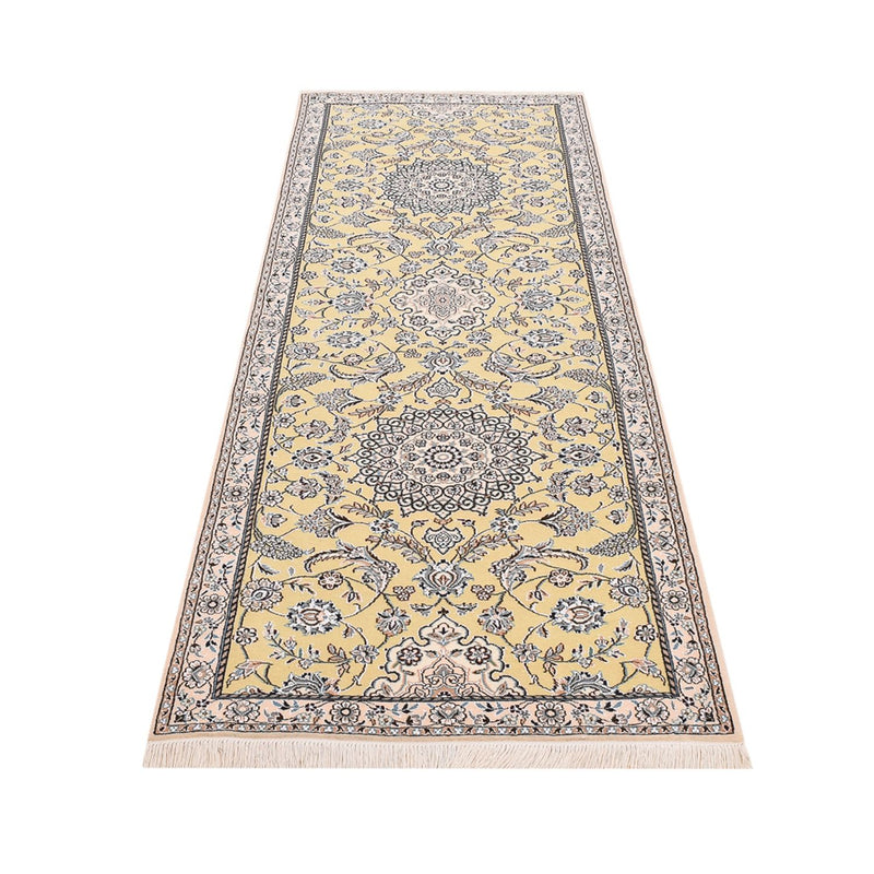 Løber Persisk tæppe - Nain - Royal - 263 x 90 cm - beige