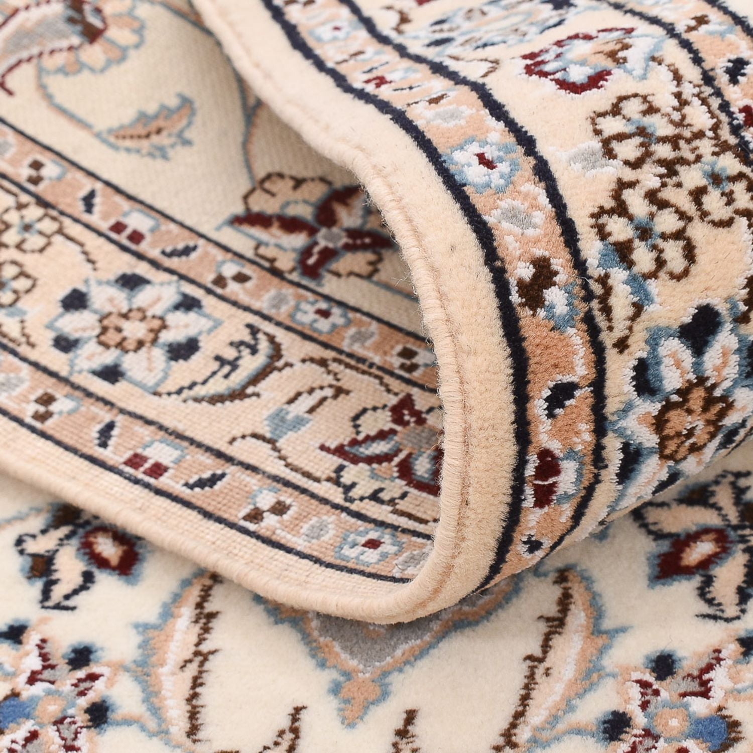 Løber Persisk tæppe - Nain - Royal - 229 x 70 cm - creme