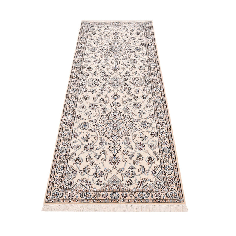 Løber Persisk tæppe - Nain - Royal - 229 x 70 cm - creme