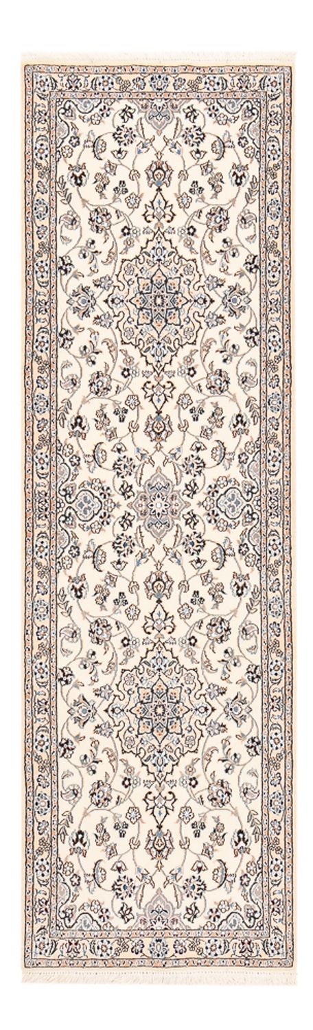 Løber Persisk tæppe - Nain - Royal - 220 x 70 cm - creme