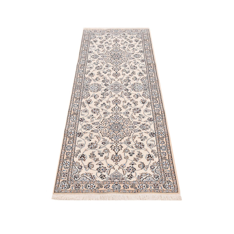 Løber Persisk tæppe - Nain - Royal - 215 x 71 cm - creme