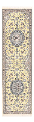 Løber Persisk tæppe - Nain - Royal - 204 x 60 cm - beige