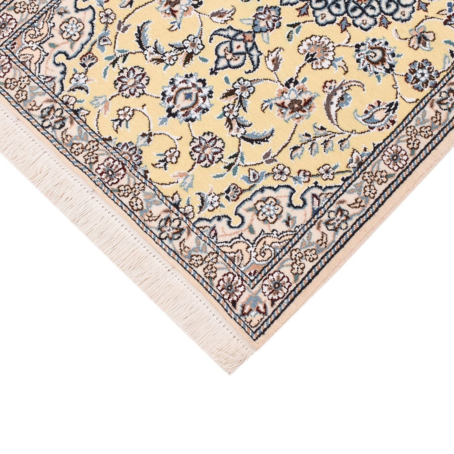 Løber Persisk tæppe - Nain - Royal - 204 x 60 cm - beige