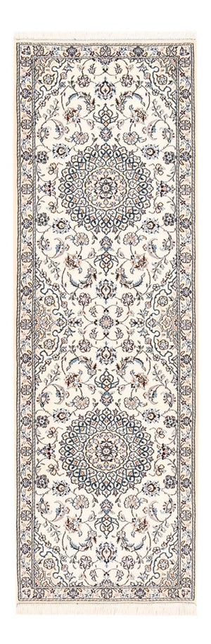 Løber Persisk tæppe - Nain - Royal - 197 x 61 cm - creme