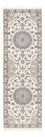 Løber Persisk tæppe - Nain - Royal - 197 x 61 cm - creme
