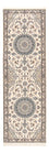 Løber Persisk tæppe - Nain - Royal - 200 x 62 cm - creme