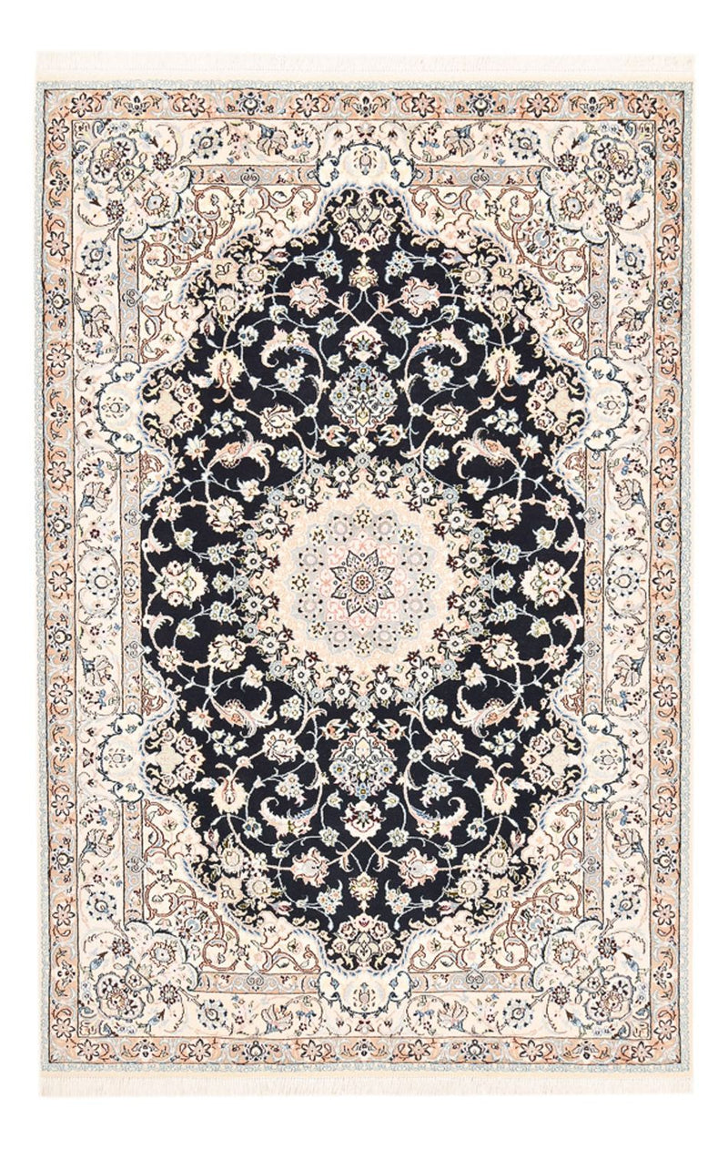 Persisk tæppe - Nain - Royal - 252 x 164 cm - mørkeblå