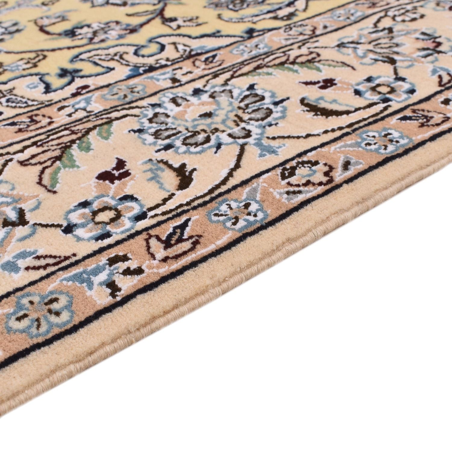 Persisk tæppe - Nain - Royal - 210 x 132 cm - beige