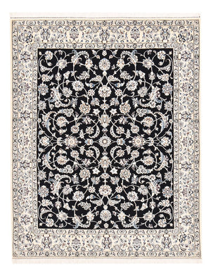 Persisk tæppe - Nain - Royal - 194 x 147 cm - mørkeblå