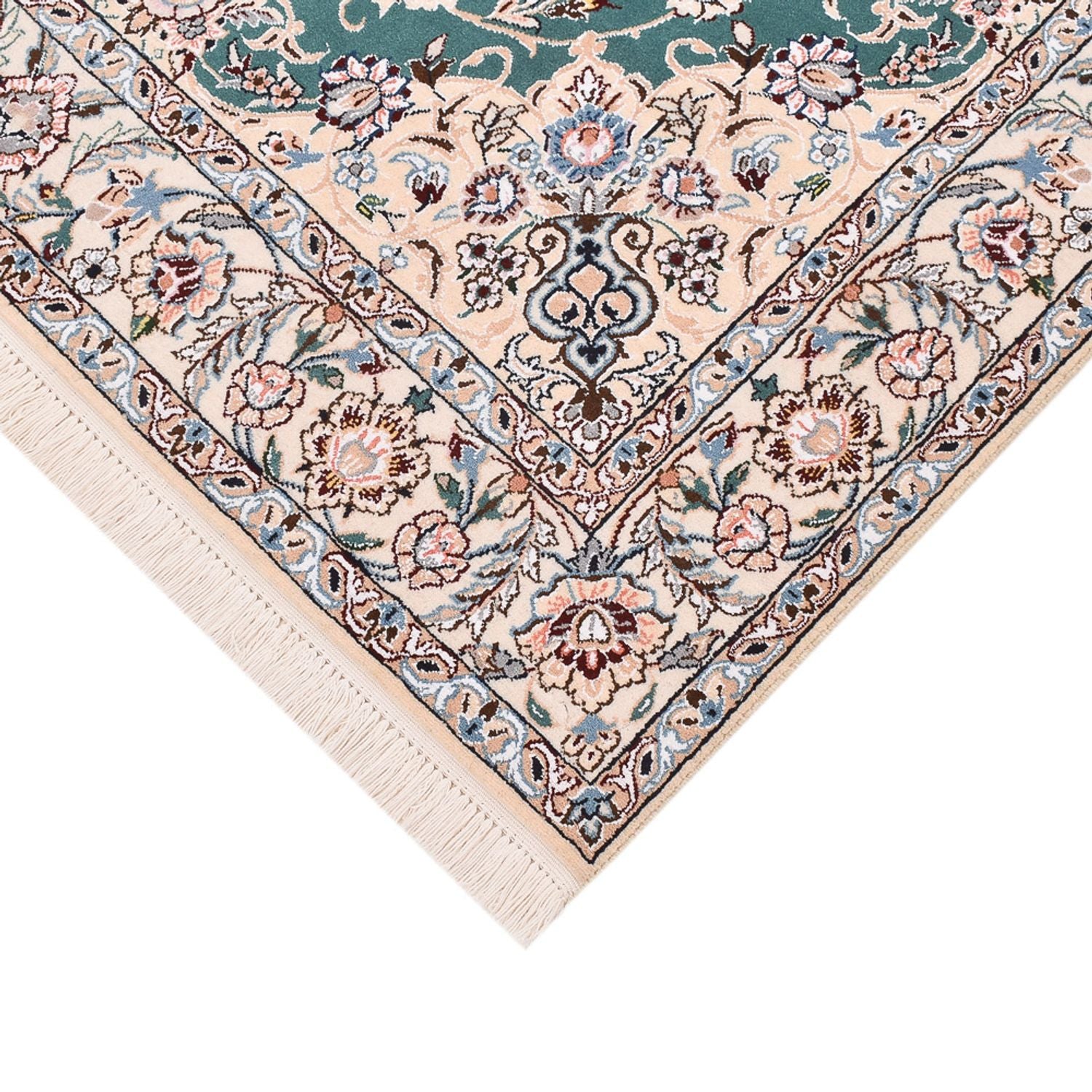 Persisk tæppe - Nain - Royal - 203 x 127 cm - grøn