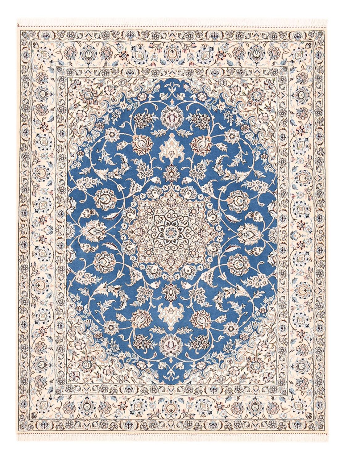 Persisk tæppe - Nain - Royal - 202 x 151 cm - blå