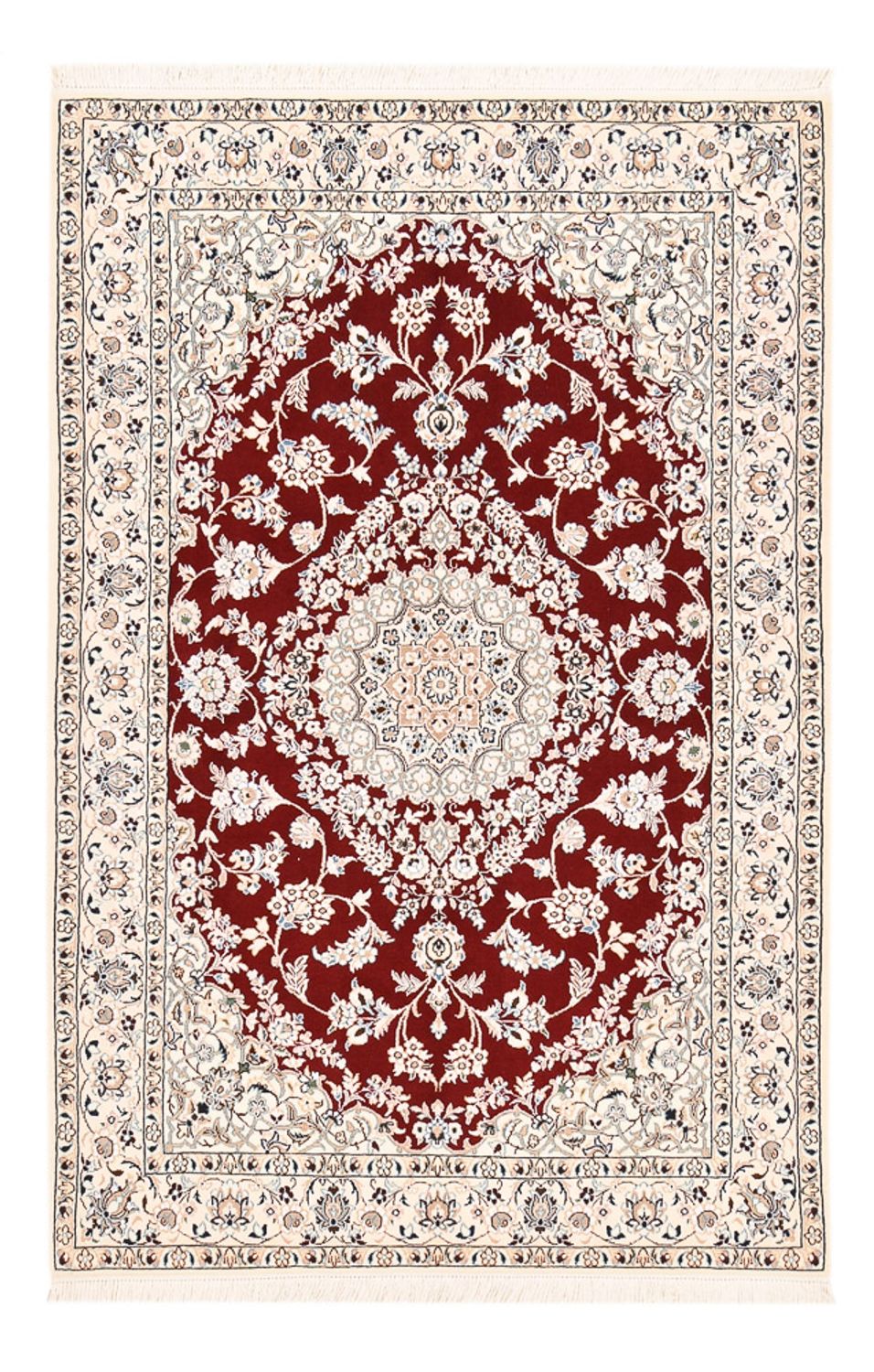 Persisk tæppe - Nain - Royal - 195 x 127 cm - rød