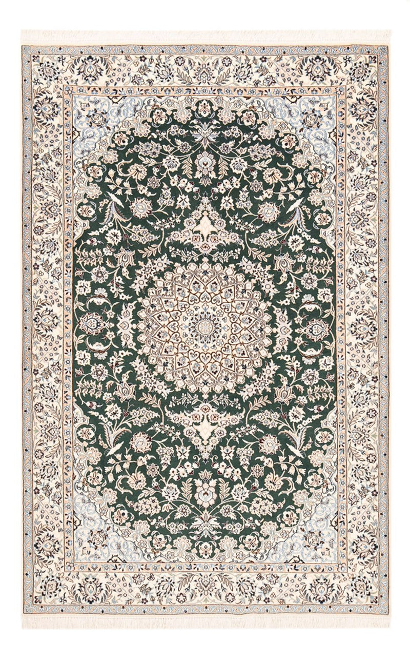 Persisk tæppe - Nain - Royal - 255 x 159 cm - mørkegrøn