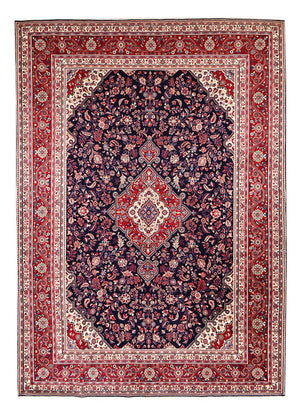 Persisk tæppe - Classic - 428 x 303 cm - mørkerød