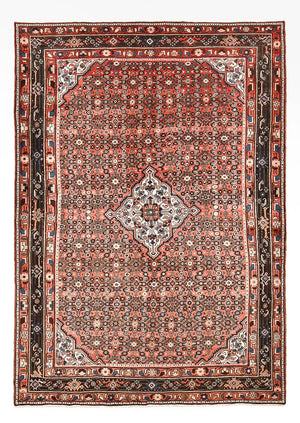 Persisk tæppe - Nomadisk - 305 x 212 cm - lysrød