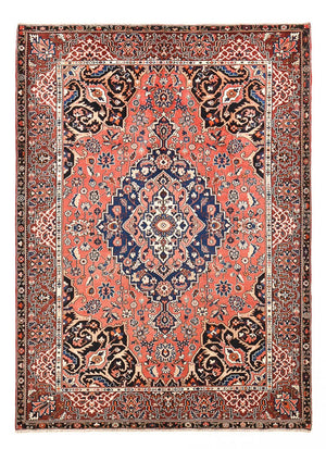 Persisk tæppe - Nomadisk - 307 x 227 cm - lysrød