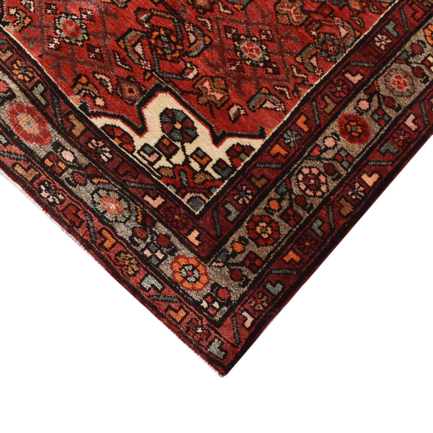 Løber Persisk tæppe - Nomadisk - 311 x 119 cm - rød